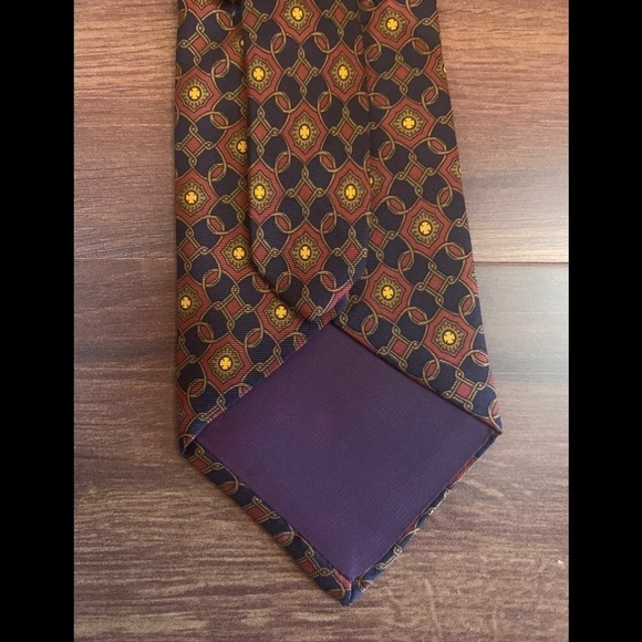 🌿SALE🌿GUY LAROCHE Vintage Silk Necktie - Picture 5 of 9